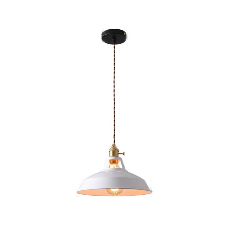 Pendelleuchte Industrial mit Metallschirm