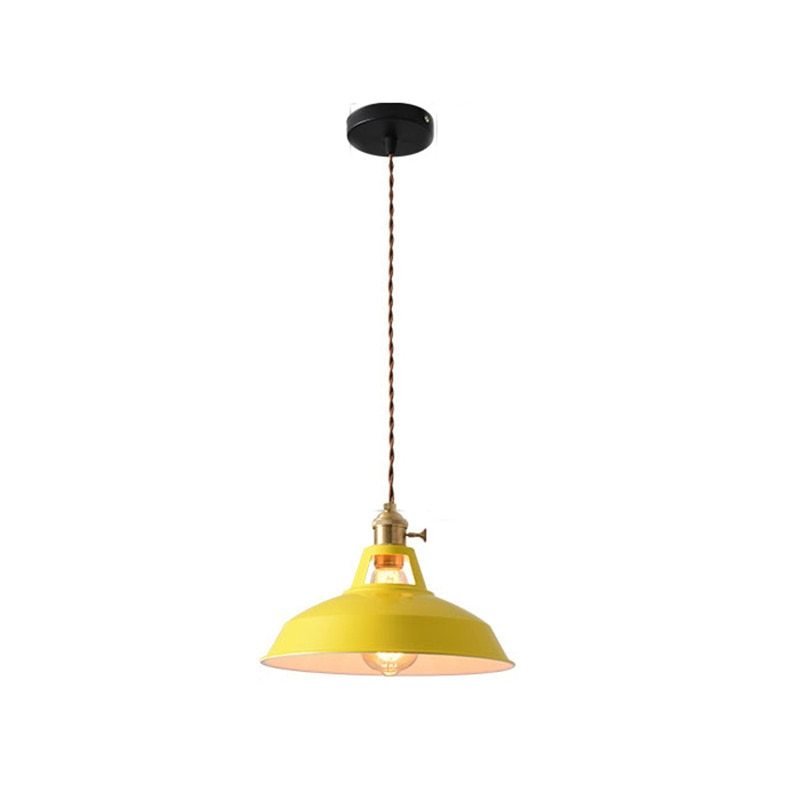 Pendelleuchte Industrial mit Metallschirm