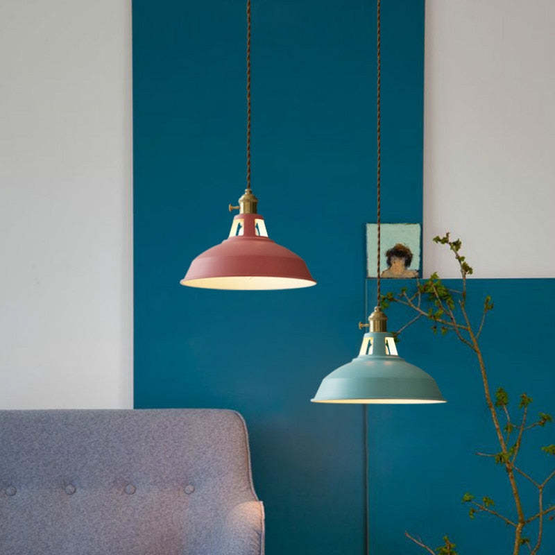 Pendelleuchte Industrial mit Metallschirm