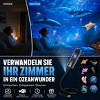 LED star projector with 10 projection inserts