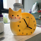 Katzenuhr 3D für Zimmerecke