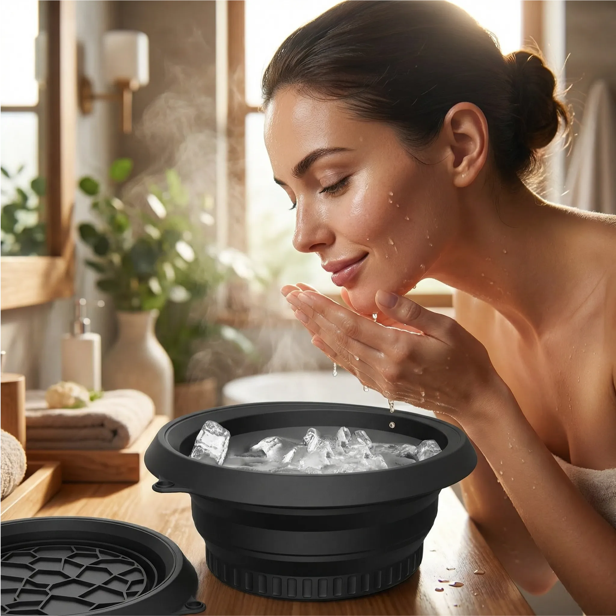 Eiswürfelform Silikon Ø 26,4 cm – Sechseck-Design