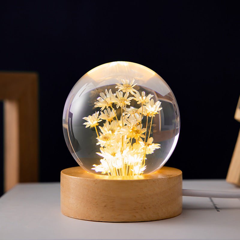 Kristall-Blumenlampe -   Mivoza Deutschland