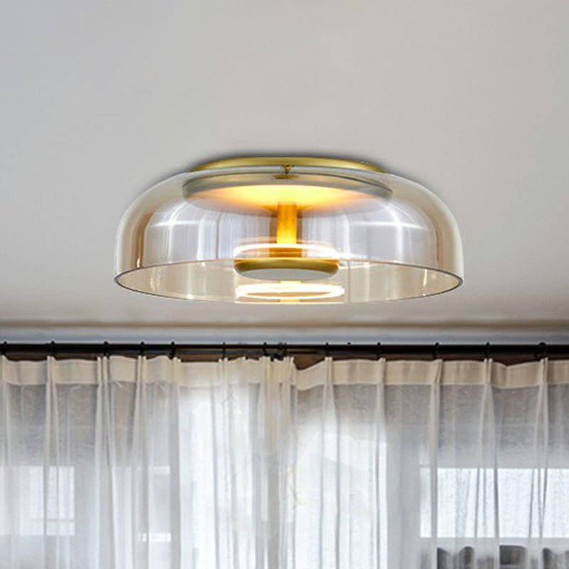 LED-Deckenleuchte aus Glas