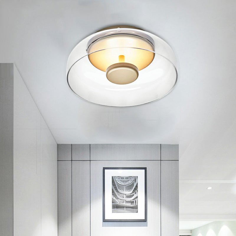 LED-Deckenleuchte aus Glas