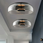 LED-Deckenleuchte aus Glas