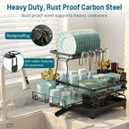 Pull-out 2-in-1 Dish Dryer with Drip Tray