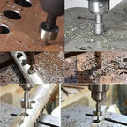Metallbohrer-Set HSS Karbid 5-teilig für Metall Holz Kunststoff