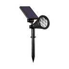 Solar LED Gartenstrahler mit automatischem Solarpanel