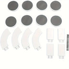 Rotating tray set for the dining table – 8 non-slip serving plates