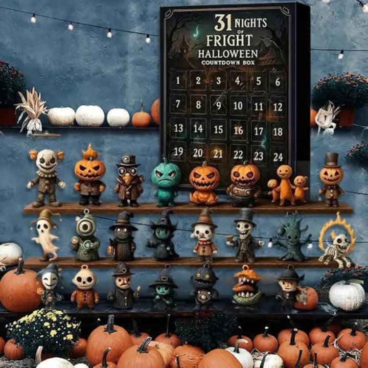 Halloween Adventskalender mit 31 Figuren