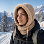Multifunktionstuch Fleece 3-in-1 für Kopf, Gesicht und Nacken
