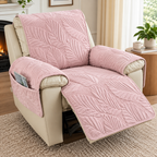 Sesselschoner Relaxsessel Blattmuster Mikrofaser
