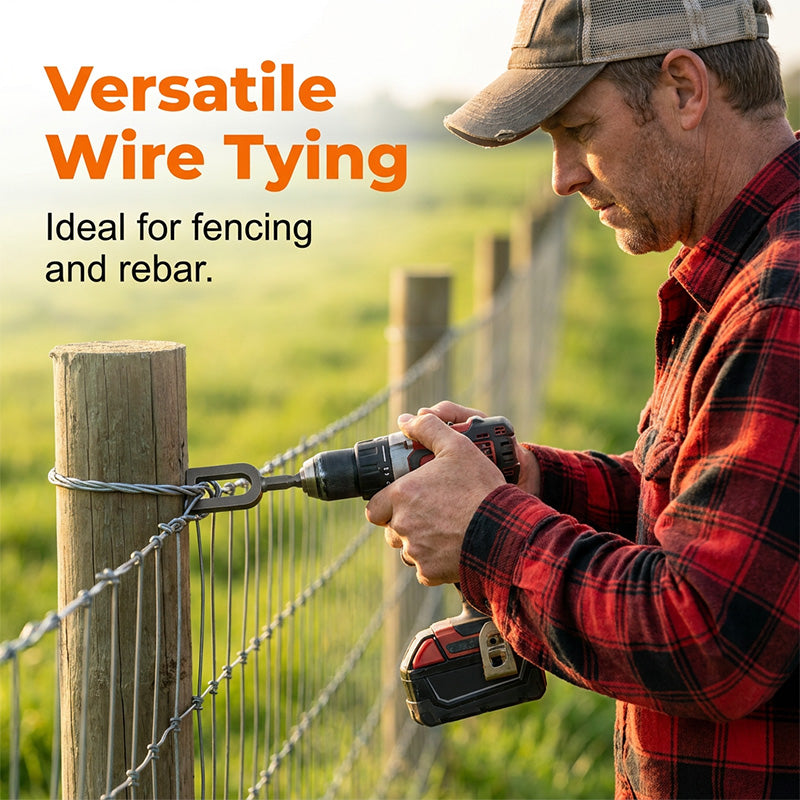 Wire Twisting Tool for Drills – Universal Hex Shank