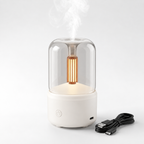Aroma-Diffuser mit Kerzenlicht-Effekt und Luftbefeuchter