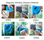 Magnetic window cleaner for both sides