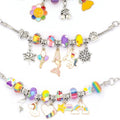 Bracelet Craft Kit with Colorful Beads and Charms