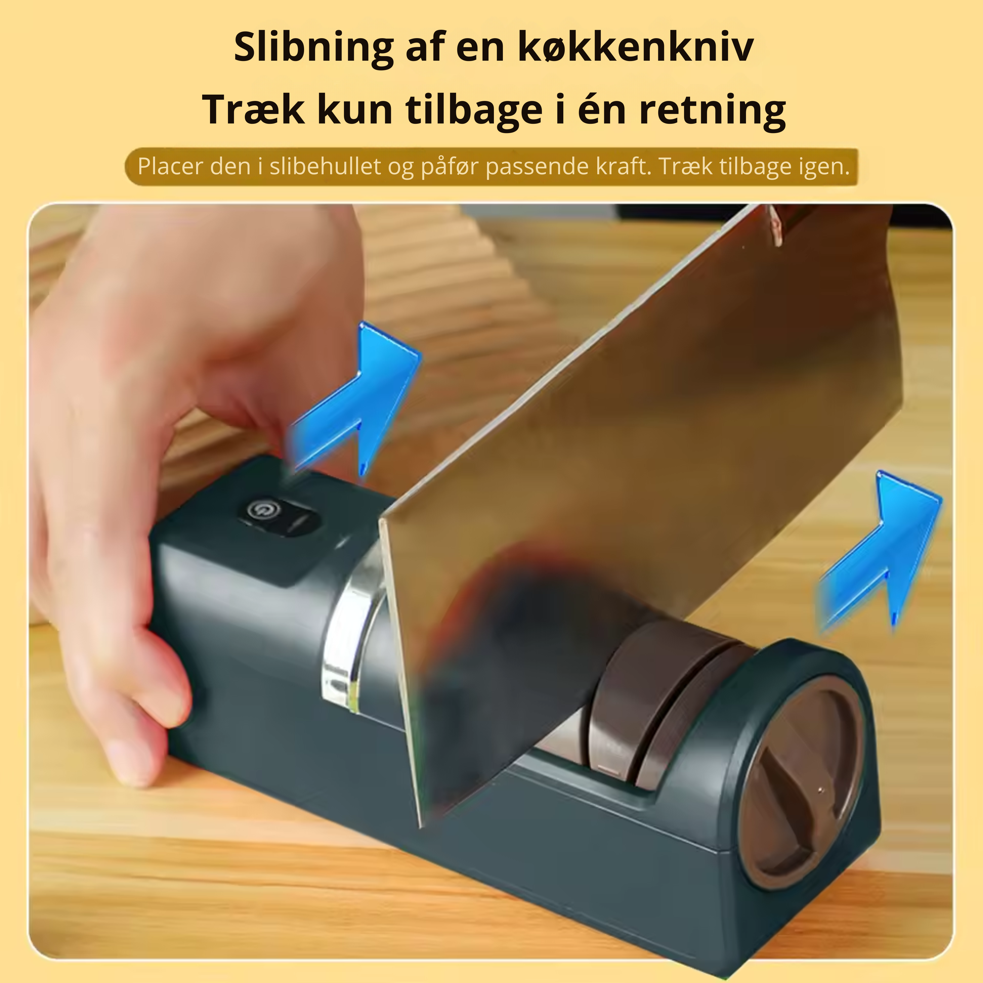 Elektrischer Messerschärfer USB-aufladbar mit Akku