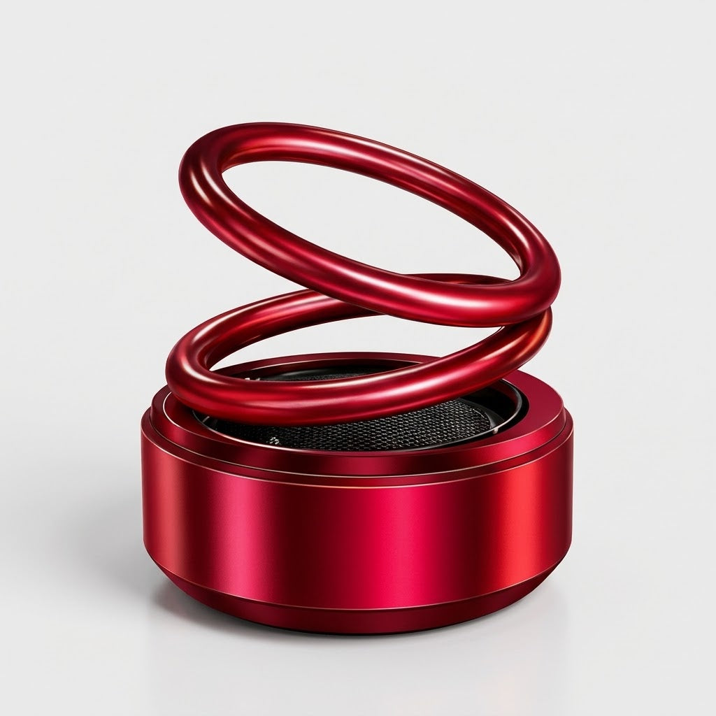 Portable solar heating ring without a power outlet, for cars, RVs, and offices