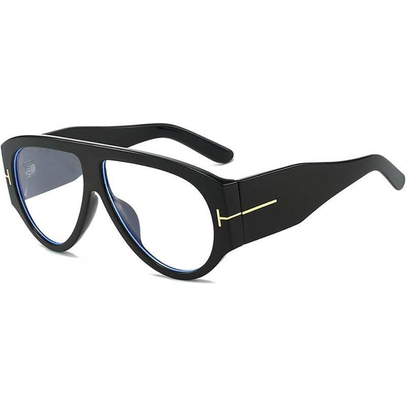 Aviator Oversized Sunglasses with UV400 Protection