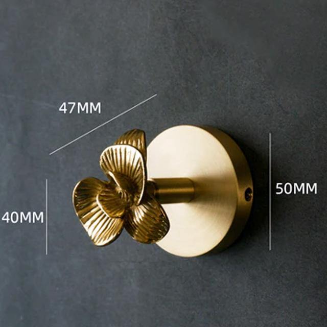 Wandhaken Messing Tierkopf-Design – Dekorativer Garderobenhaken