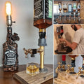 Getränkespender Holz mit Metallhahn für Bar und Küche