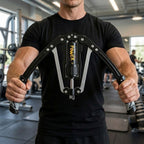 Hydraulic arm trainer with adjustable resistance - chest & forearm trainer