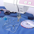 Quilt-Schablonen Set 12-teilig transparent – Nähzubehör Acryl