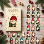 Wichtel Adventskalender 2026 mit 24 Acryl-Anhängern zum Aufhängen