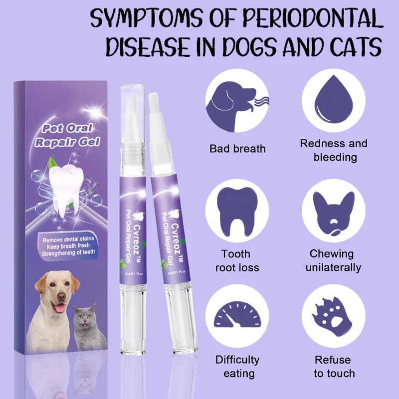 Dental Care Gel for Dogs and Cats – Natural Oral Care