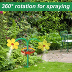 Rasensprenger Gänseblümchen mit Rotation und 360° Sprühbereich