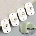 Furniture glides with ball bearings – Self-adhesive for cabinets and tables - Set of 8