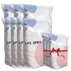 Vacuum storage bags for clothing and bedding