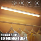 LED sensor light with motion detector – magnetic mount