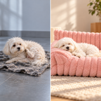 Plush pet bed in sofa design – Cozy retreat for cats & dogs