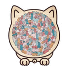 Holzpuzzle Katze – 135 Teile in verschiedenen Farben