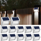 Solar-Wandleuchte EdelstahlWetterfest und automatisch