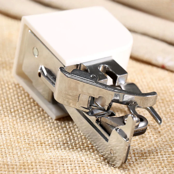 Overlock 3-in-1 Presser Foot with Edge Cutter for Sewing Machines