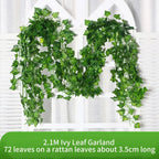 Artificial Ivy Garland 2.1m – Maintenance-Free for Wall & Wedding