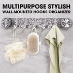 Self-adhesive wall hook strip with foldable hooks – no drilling needed
