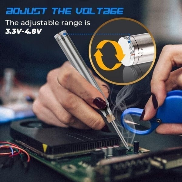 USB-Lötkolben kabellos wiederaufladbar