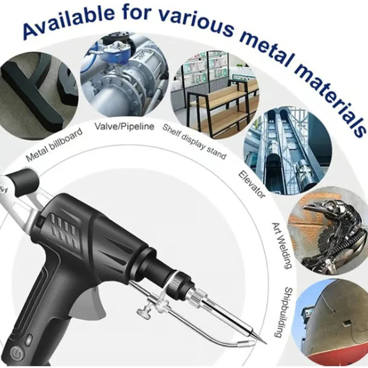 Automatic Soldering Gun with Wire Feed – 7-Piece Set