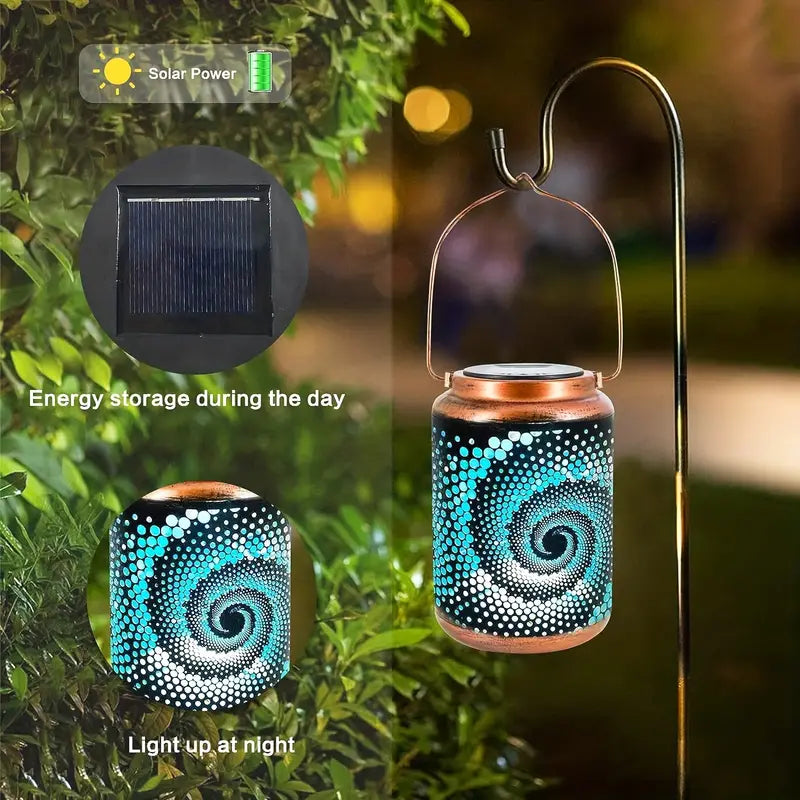 Decorative Garden Lantern – Artificial Light Pattern for Outdoor Areas