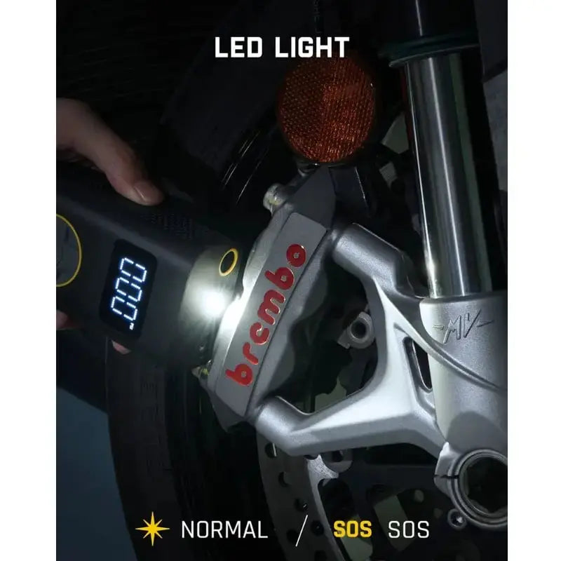 Cordless Air Pump with Display – Automatic Pressure Control