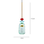 Colorful pendant light with glass shade – Living room & dining room