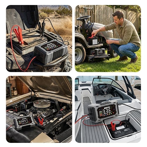 Batterieladegerät 12V Smart-Technologie Wartung