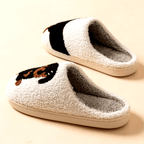 Slippers with Dachshund Design – Cozy Soft and Non-Slip