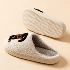 Slippers with Dachshund Design – Cozy Soft and Non-Slip