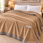 Plüsch Kuscheldecke Milchvelours – Ganzjahres Wohndecke