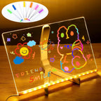 LED-Zeichentablet mit Neon-Effekt – USB-betrieben, wiederverwendbar